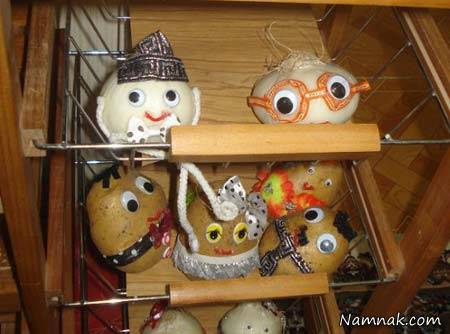 تزیین سیب زمینی 