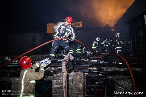 آتش سوزی خاموش کردن آتش