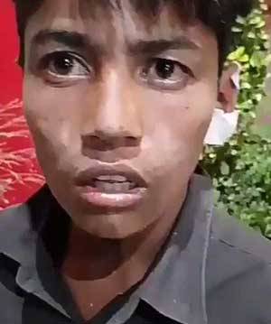 کودک زباله گرد گوش بریده