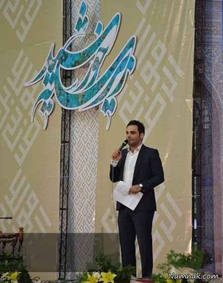 عکس احسان علیخانی در مصلی تبریز