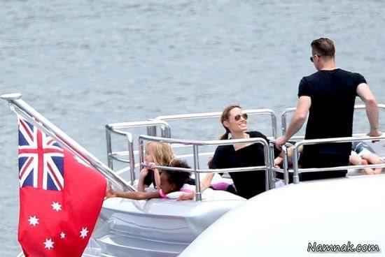 برد پیت و آنجلینا جولی در تغعطیلات