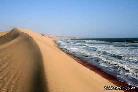 سرگرمی تلاقی صحرای نامیب با اقیانوس آرام