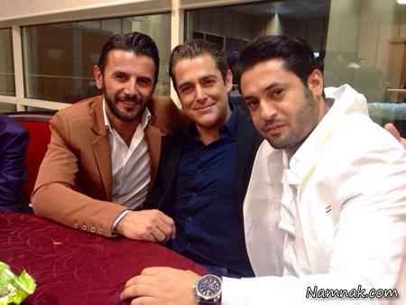 محمدرضا گلزار و امین حیایی در کنسرت خنده