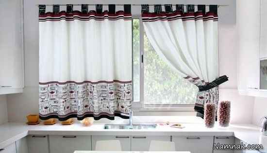مدل های پرده آشپزخانه شیک