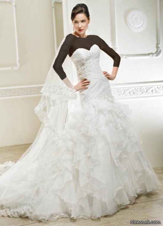 زیباترین مدلهای لباس عروس 2013