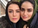 هانیه غلامی و مادرش