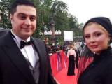 نیوشا ضیغمی و همسرش