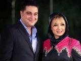 نیوشا ضیغمی و همسرش