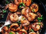 طرز تهیه میگو با سیر