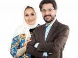 امیرحسین مدرس و همسرش