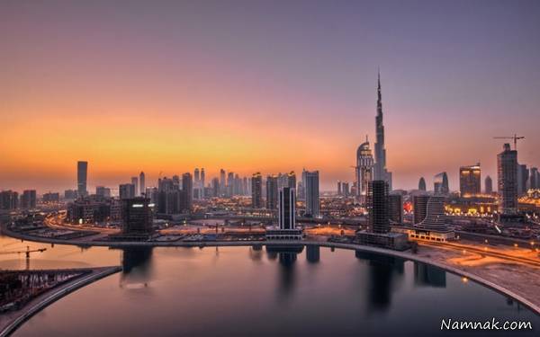 فروب آفتاب در دبی