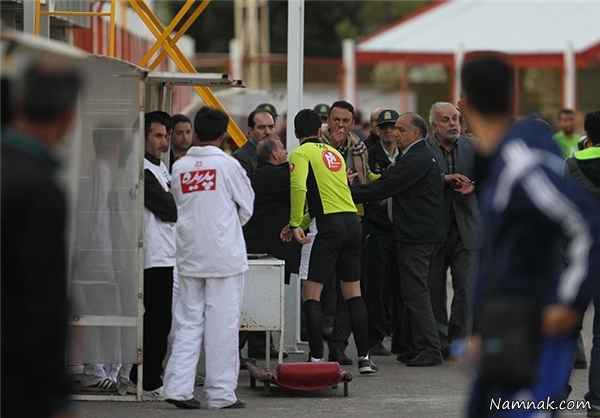 لیگ دسته دو درگیری مهدی پاشازاده