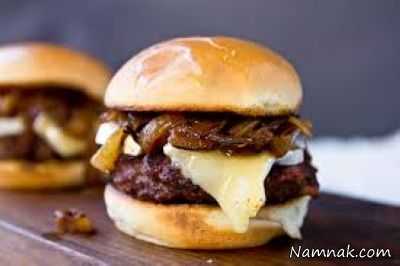 مینی همبرگر طرز تهیه مینی همبرگر