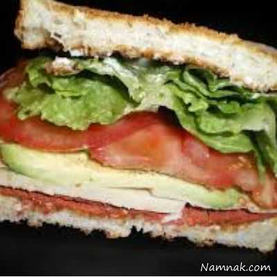 طرز تهیه ساندویچ آووکادو ساندویچ آووکادو