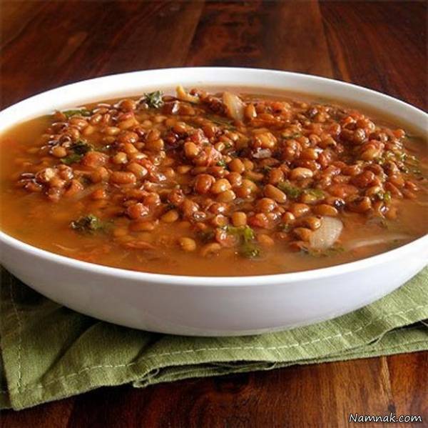 سوپ لوبیا چشم بلبلی