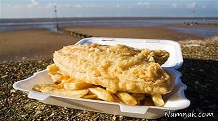 روش تهیه ماهی و چیپس