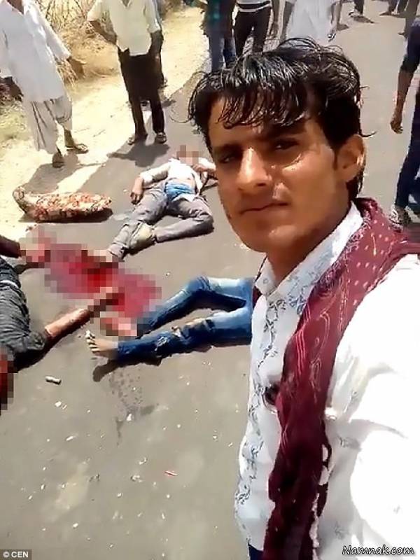 سلفی بیشرمانه با تصادف تصادف و مرگ