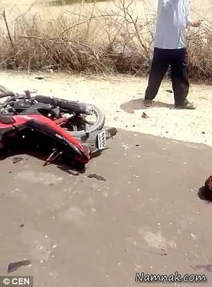 سلفی با تصادف سلفی تصادف