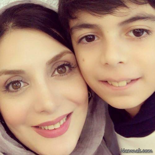 رویا میرعلمی و پسرش
