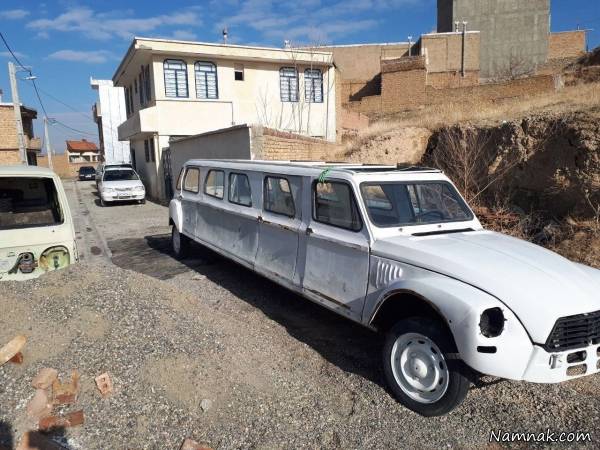 سوژه شدن خودروی ژیان لیموزین در خیابان های ارومیه+عکس ژیان لیموزین