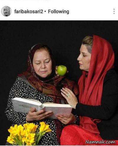 عکس های بازیگران و مادرانشان