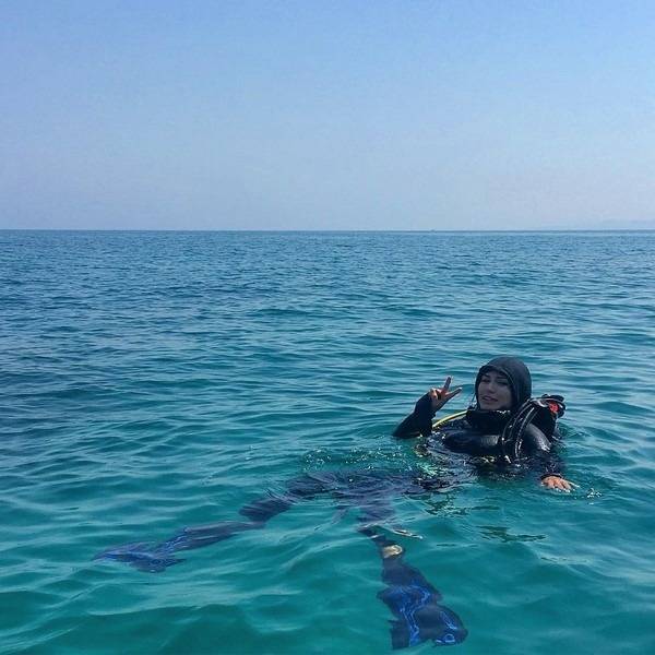 غواصی شیوا طاهری