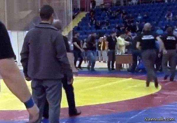 هفت تیرکشی در گود کشتی!