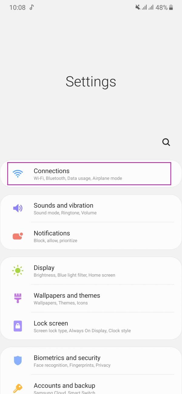تنظیمات اینترنت رایتل
