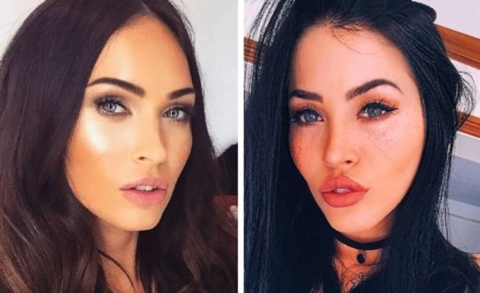 شباهت مگان فاکس و کلودیا آلند به یکدیگر مگان فاکس و کلودیا آلند