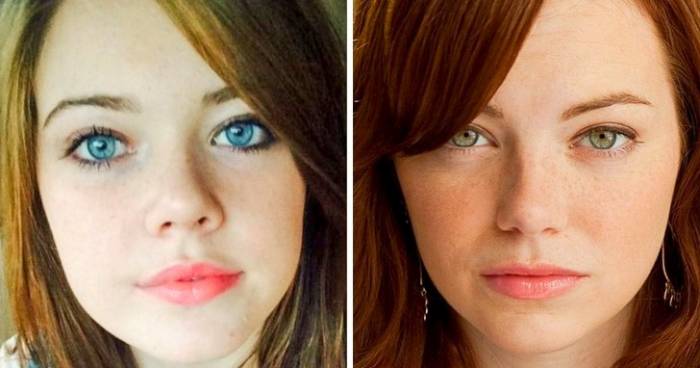 زنی که شبیه به استون است مشابه استون