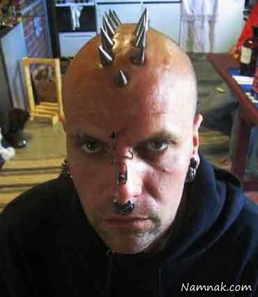 عجیب ترین میخ کوبی بدن میخ کوبی بدن