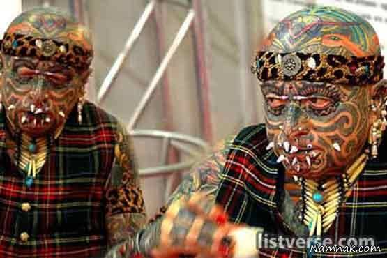 عجیب ترین میخ کوبی بدن میخ کوبی بدن