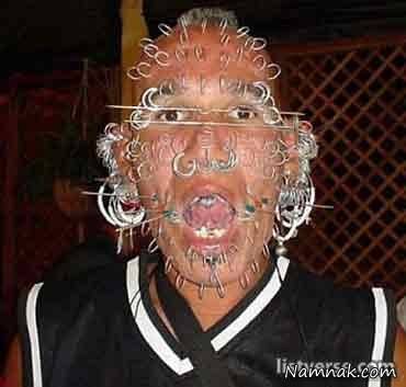 عجیب ترین میخ کوبی بدن میخ کوبی بدن