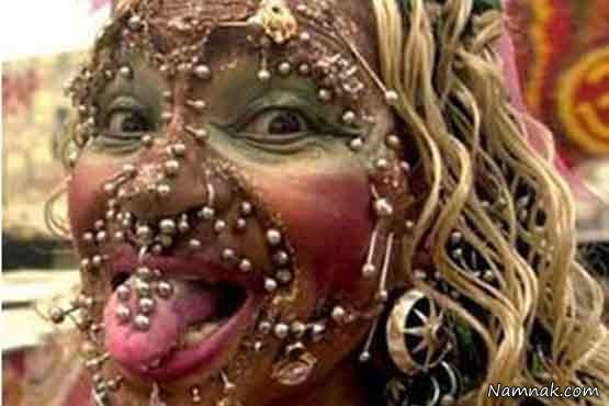 عجیب ترین میخ کوبی بدن میخ کوبی بدن