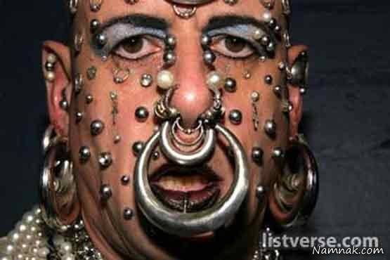 عجیب ترین میخ کوبی بدن میخ کوبی بدن