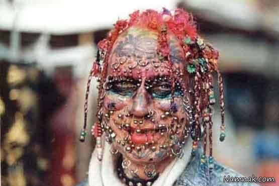 عجیب ترین میخ کوبی بدن میخ کوبی بدن