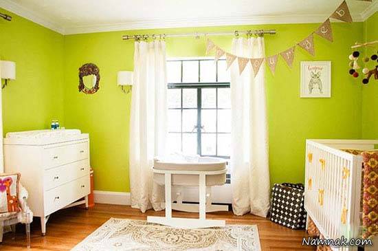 طراحی اتاق نوزاد دختر و پسر اتاق نوزاد