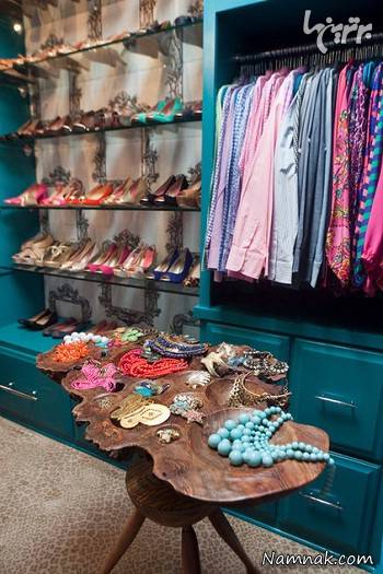 شوی لباس شال رنگی