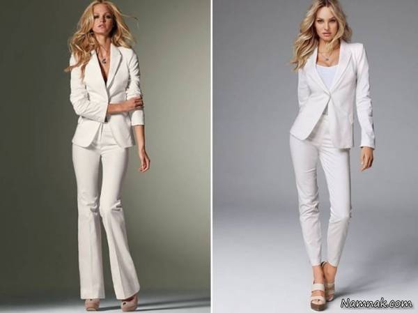 چه کنیم با شلوار سفید چاق دیده نشویم؟ شلوار سفید