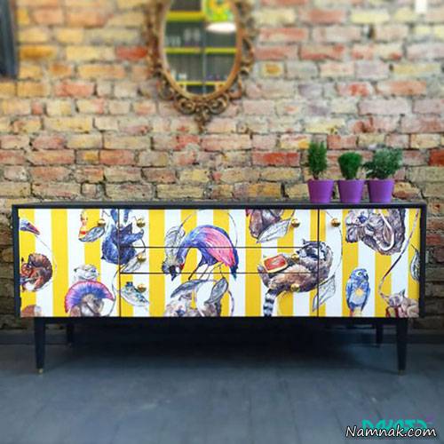 میز کنسول های رنگی میز کنسول