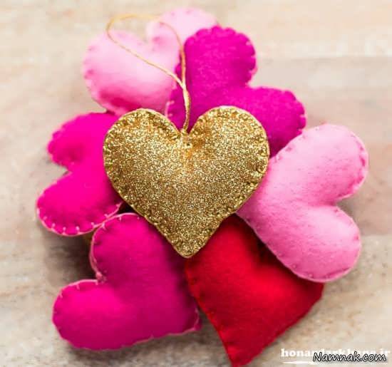 قلب های نمدی