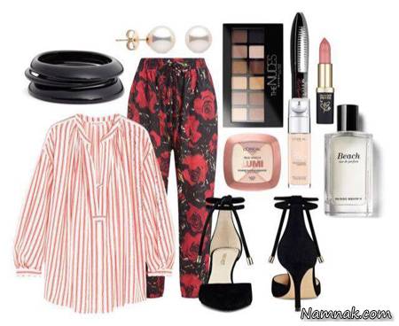 ست لباس زنانه با شلوار گلدار شلوار گلدار