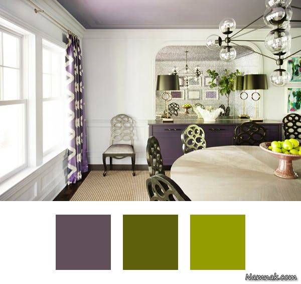 دکوراسیون بنفش