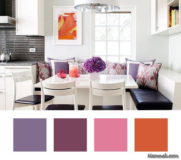 دکوراسیون بنفش 