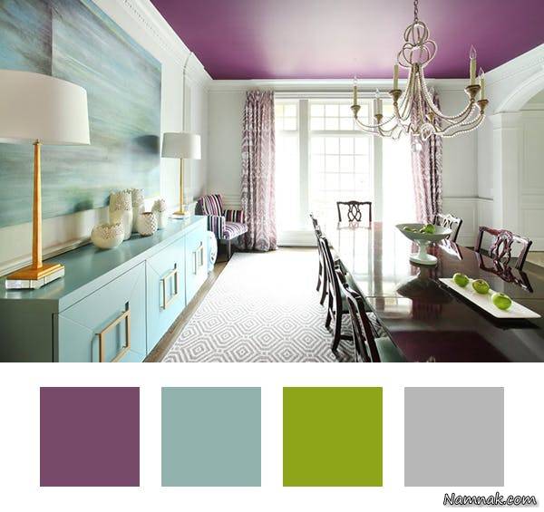 دکوراسیون بنفش 