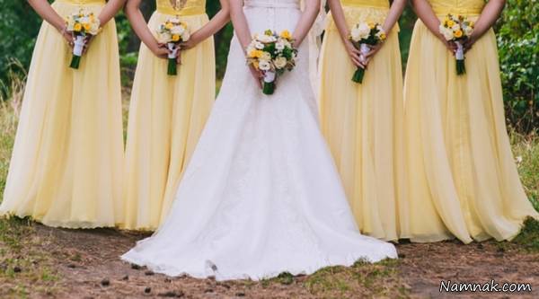 لباس همرنگ ساقدوش های عروس لباس ساقدوش