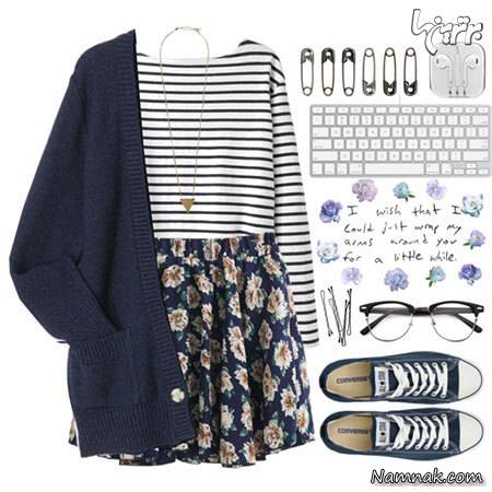 ست پاییزی زنانه استایل پاییزی 96