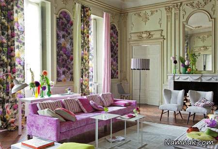 دکوراسیون رنگ شاد