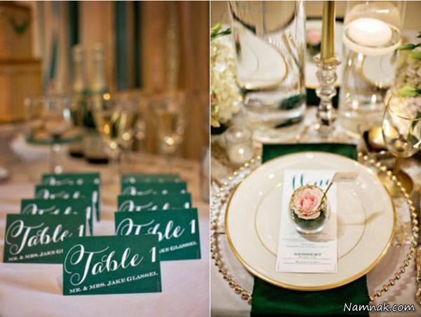 رنگ های پیشنهادی برای تم عروسی تم عروسی