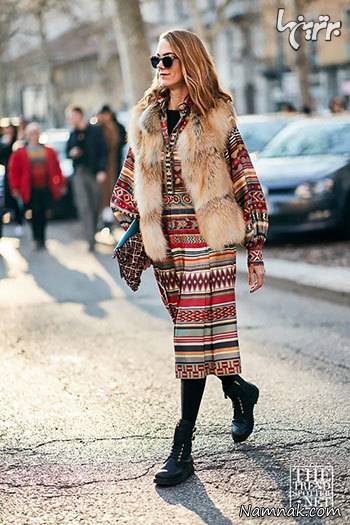 مدل لباس های هفته مد میلان 2018 استایل خیابانی